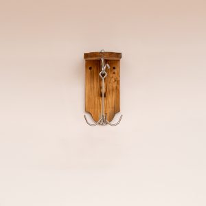 Borstelhaak hout en ijzer